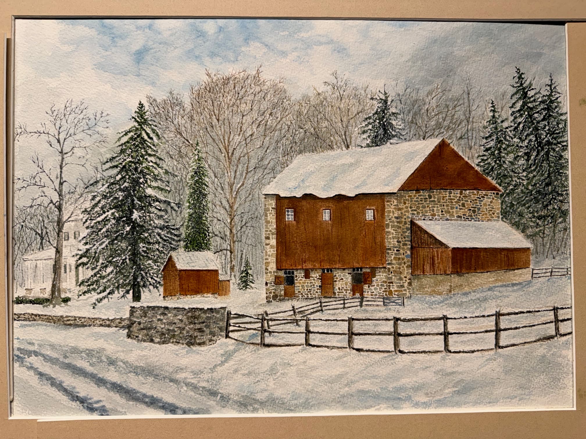 Against the Winter Woods