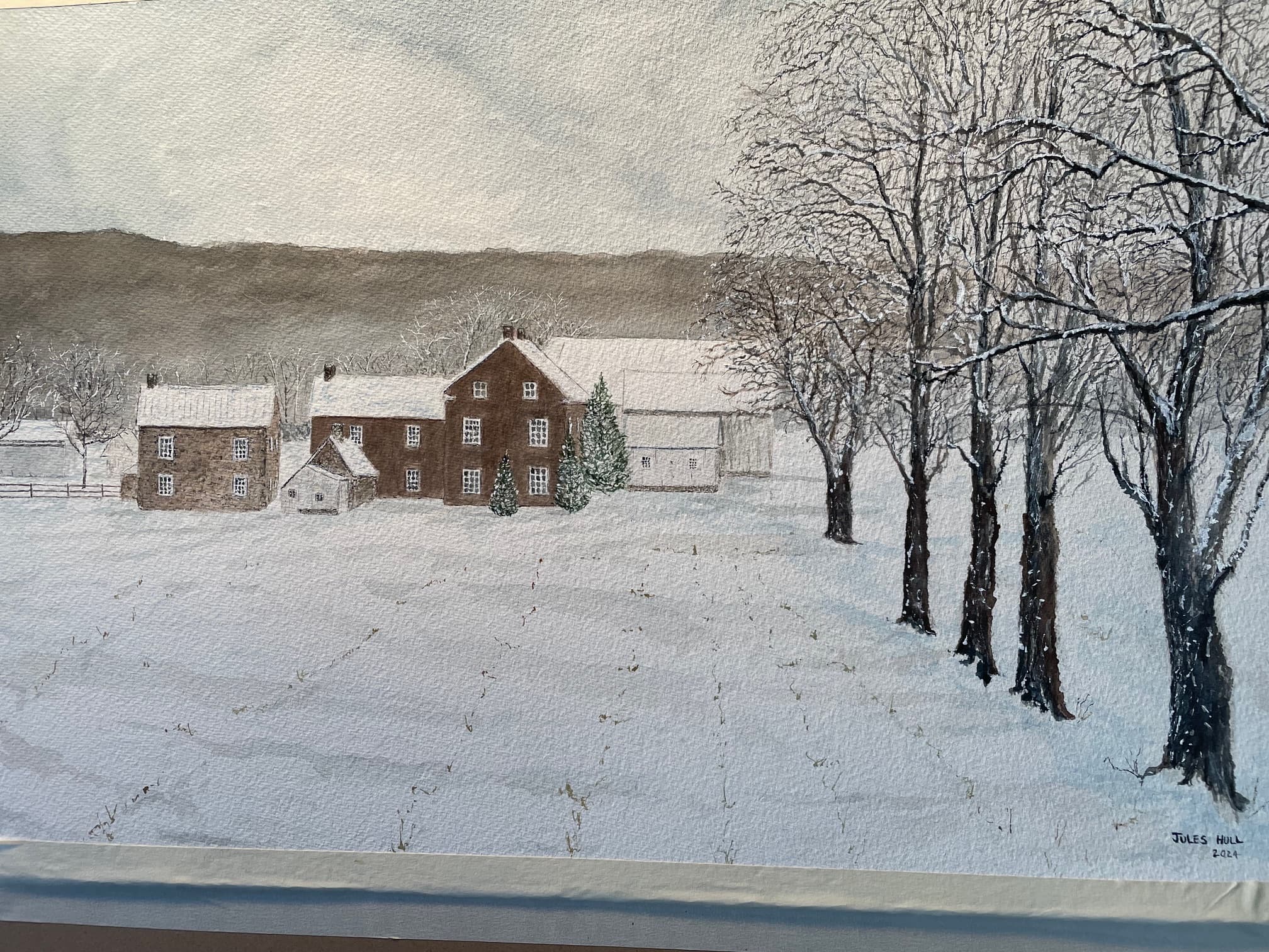 Rhodes Farm at Winter